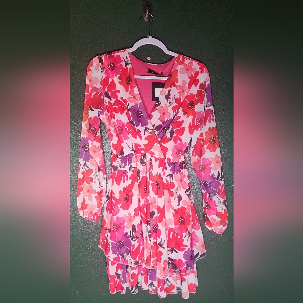 Floral Long Sleeve Dress